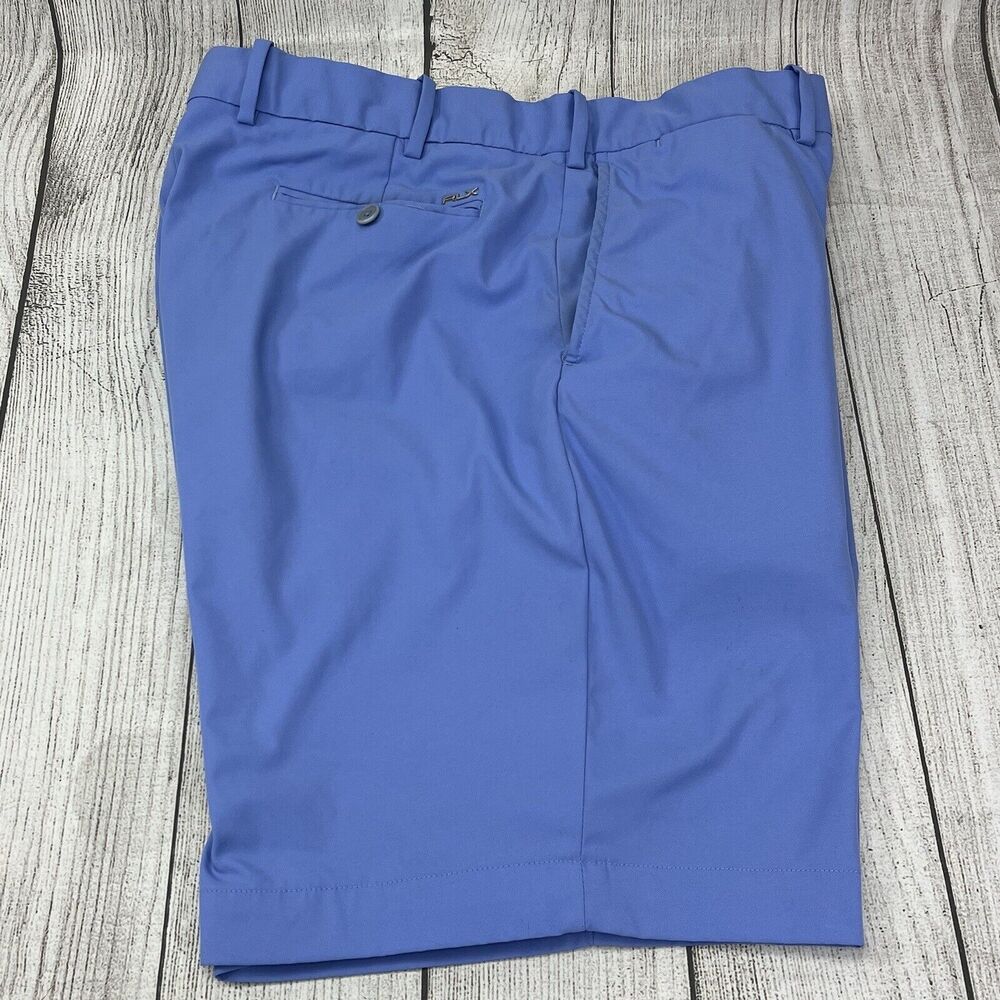 RLX Ralph Lauren Performance Golf Shorts Men's Size 36 Tailored Fit Light Blue - Picture 5 of 7